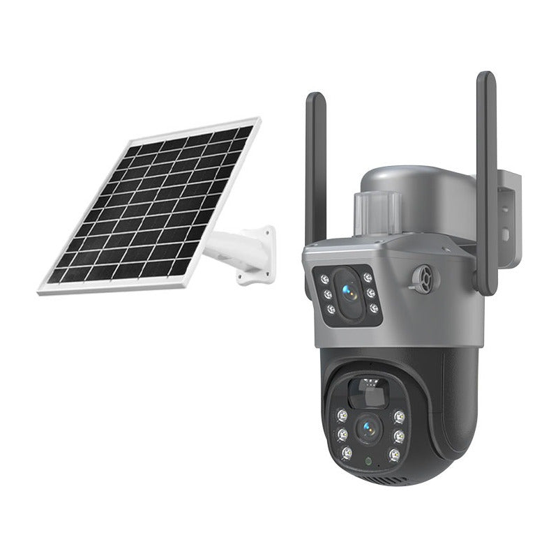 Camara Seguridad Solar Wifi Exterior Sensor De Movimiento Ip