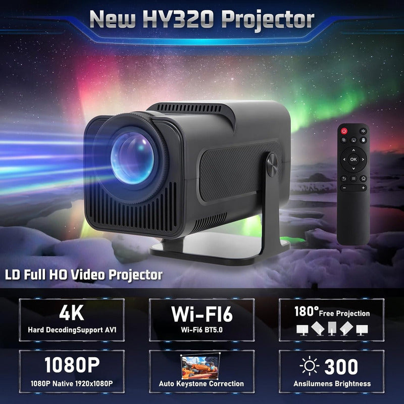 Proyector Mini Magcubic Projetores Hy-320 10000lm Gris